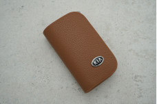 Ключниця-чохол Kia коричневий шкіра 