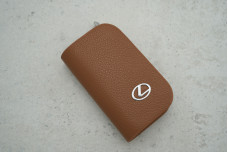 Ключниця-чохол Lexus коричневий шкіра