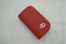 Ключниця-чохол Lexus червона шкіра