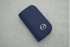 Ключниця-чохол Mazda синій шкіра