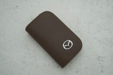 Ключниця-чохол Mazda темно коричнева шкіра