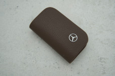 Ключниця-чохол Mercedes темно коричнева шкіра 