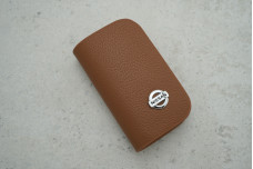 Ключниця-чохол Nissan коричневий шкіра