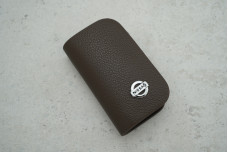 Ключниця-чохол Nissan темно коричневий шкіра