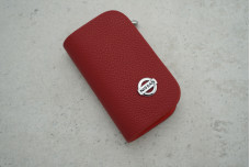 Ключниця-чохол Nissan червоний шкіра