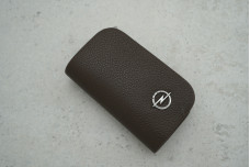 Ключниця-чохол Opel темно коричнева шкіра