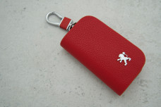 Ключниця-чохол Peugeot червоний шкіра