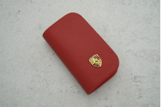 Ключниця-чохол Porsche червоний шкіра