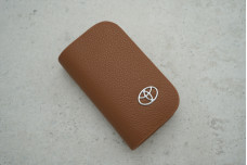 Ключниця-чохол Toyota коричневий шкіра