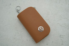 Ключниця-чохол VW коричневий шкіра