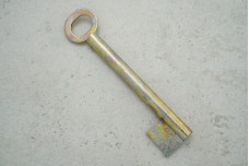 Заготовка ключа Жовті води Ø10 L105 однобородий з отвором, метал