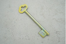 Заготовка ключа Жовті води L-90 Ø6.5 однобородий без отвору метал