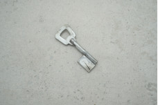 Заготовка ключа KLDK Poland Ø5.5 однобородий короткий (метал з покриттям нікель)