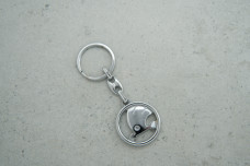 Брелок Skoda значок металевий