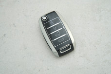 Чохол KIA чорно срібний поліуретан