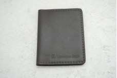 Обкладинка картхолдер Mercedes темно-коричневий шкіра
