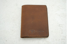 Обкладинка картхолдер Toyota коричневий шкіра