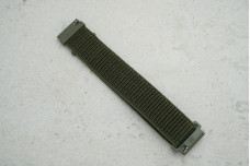 Ремінець 22мм темно-зелений тканевий на липучці