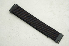 Ремінець 22мм чорний тканевий (на липучці)