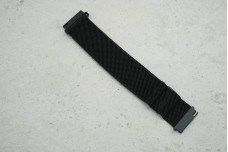 Ремінець Milanese loop 22мм металевий чорний 