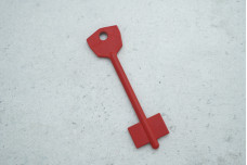 Заготовка ключа Silca AO CAM №3 SMARTY 5ACM5 (червоний пластик)