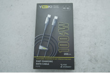 Кабель USB YOKI POWER YK-PO70 Type-C to Type-C 100W 2m