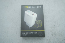 Мережевий зарядний пристрій YOKI Led Series YK-33PD+QC 33W Білий