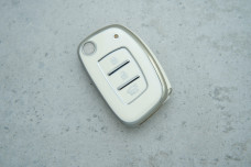 Чохол Hyundai білий-срібло поліуретан