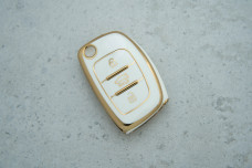 Чохол Hyundai білий-срібло поліуретан