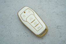 Чохол Ford білий-золото поліуретан