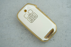 Чохол KIA білий-золото поліуретан