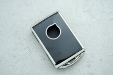 Чохол Volvo чорний-срібло поліуретан