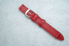 Ремінець 14мм червоний шкіряний
