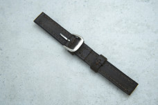 Ремінець 14мм коричневий шкіряний (Демидов)