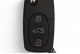 Корпус ключа Audi HU66 3 кнопки