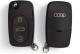 Корпус ключа Audi HU66 3 кнопки