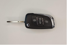 Корпус ключа Peugeot HU83 3 кнопки CE0536 (батар. на корпусі)