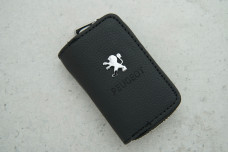 Ключниця-чохол Peugeot чорний шкіра 