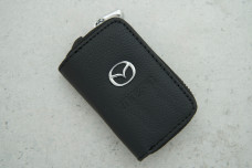 Ключниця-чохол Mazda чорний шкіра