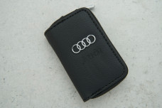 Ключниця-чохол Audi чорний шкіра