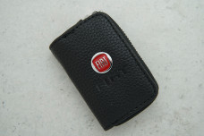 Ключниця-чохол Fiat чорний шкіра