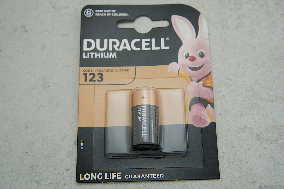 Батарейка Duracell CR123 (1шт)
