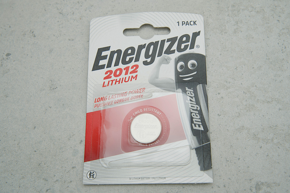 Батарейка Energizer 2012 Lithium (1шт)