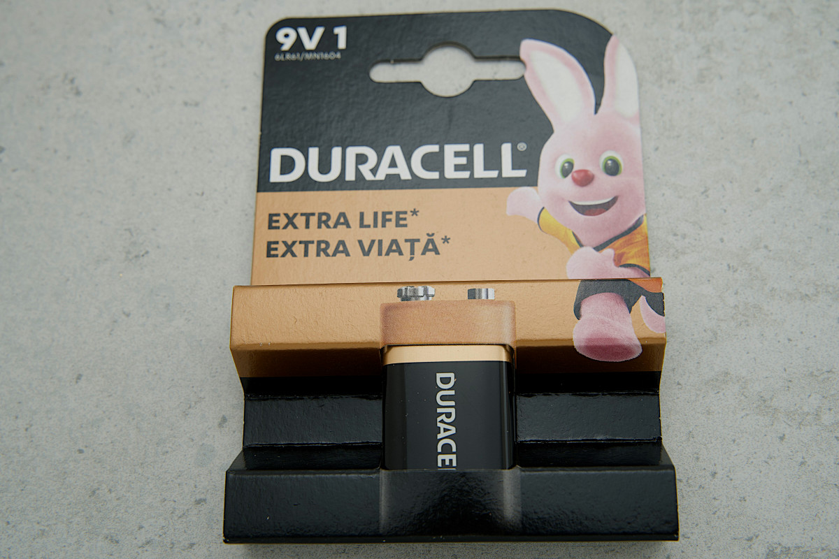 Батарейка Duracell 9V/6LR61 (крона) (1шт)