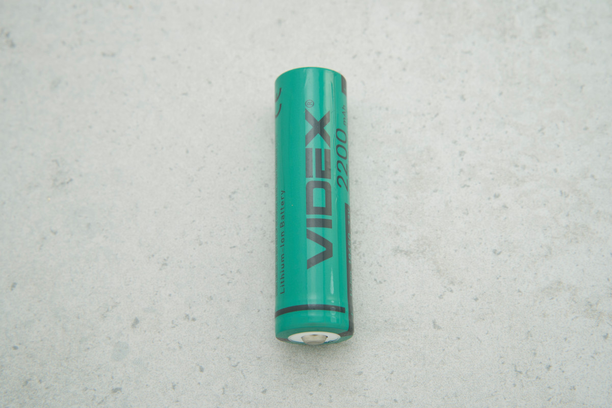 Акумулятор Videx 18650 2200mAh 3,7V Li-Ion (1шт)
