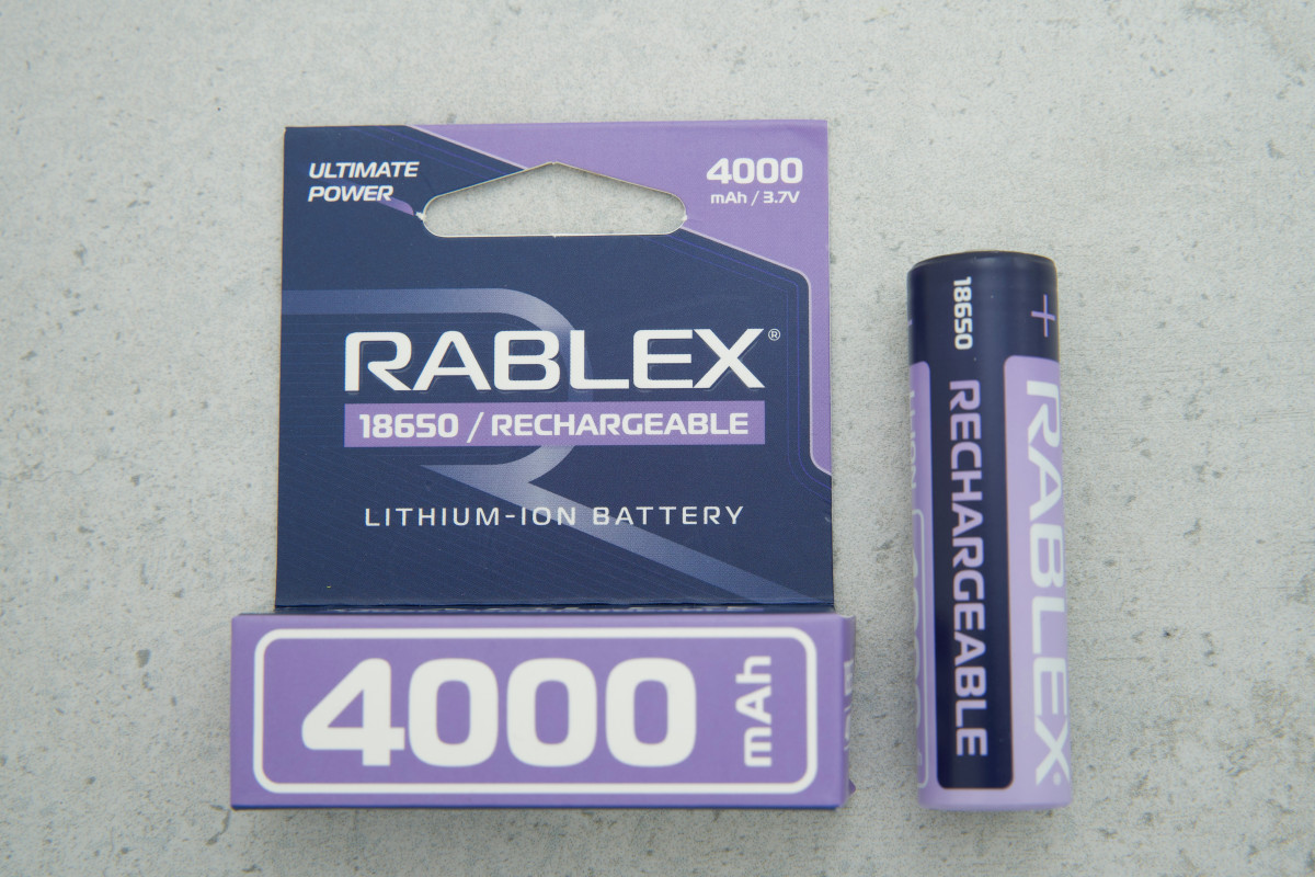 Акумулятор Rablex 18650 Li-Ion 4000 mAh 3,7V (1шт)