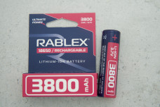 Акумулятор Rablex 18650 Li-Ion 3800 mAh 3,7V (1шт)