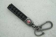 Брелок Fiat плетений ремінець чорний