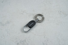 Брелок Карабін 6028 два кільця металевий