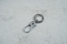 Брелок Карабін 6075 два кільця металевий